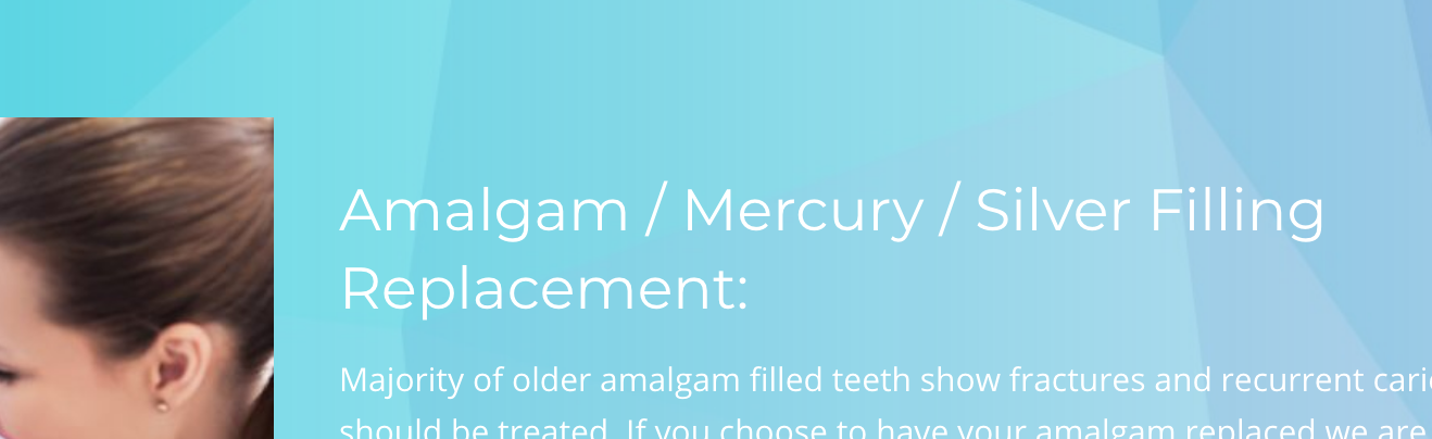 amalgam mercury silver filling
