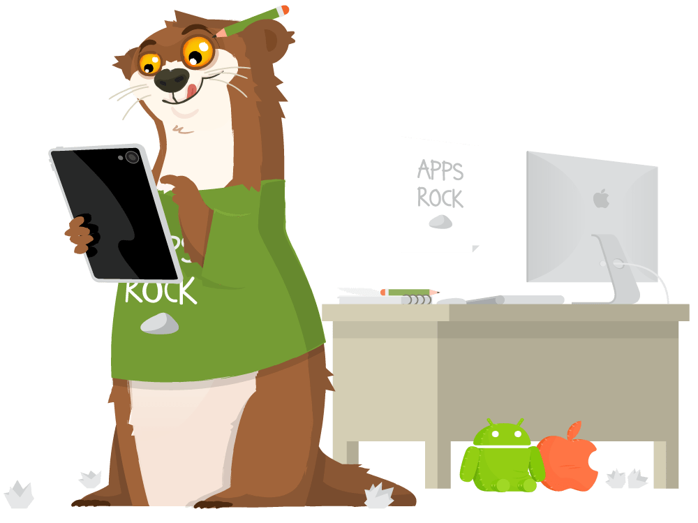 oattie the otter from otter creative studio