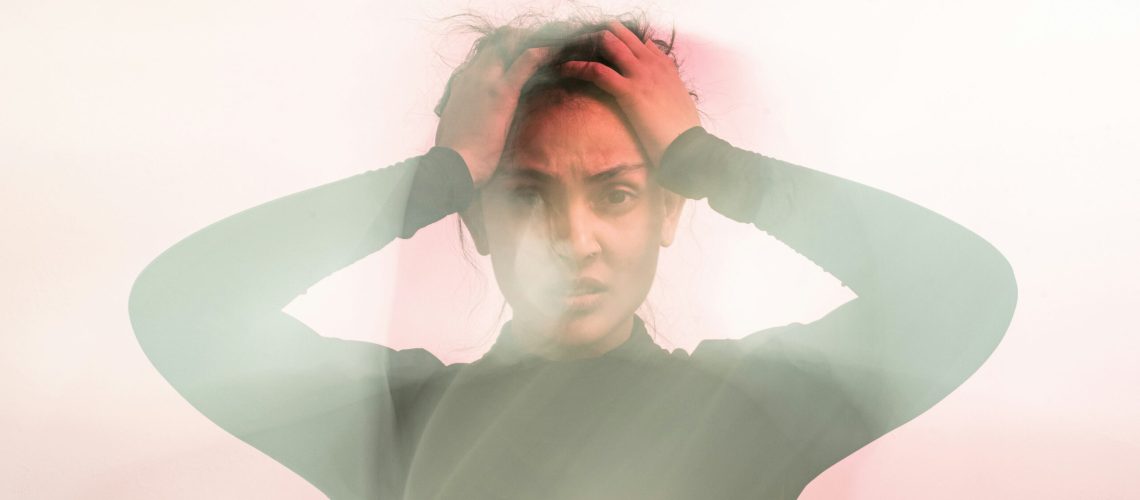 anxious woman