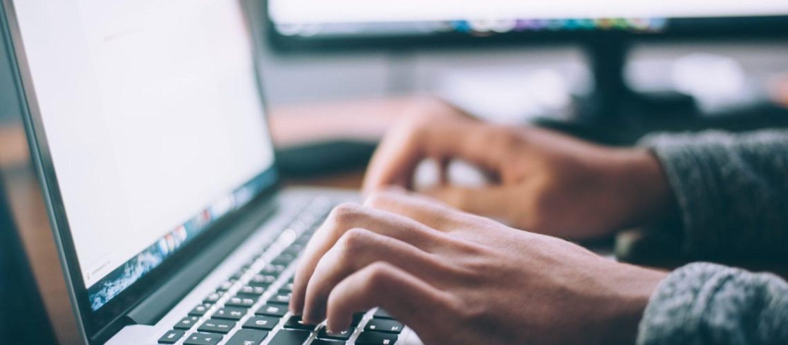 Computer Hands Typing